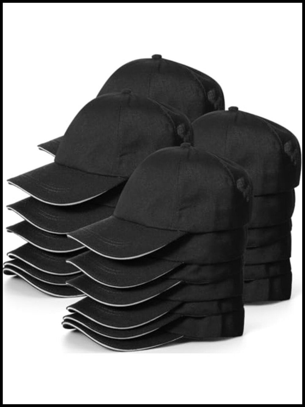 Kids Adjustable Plain Baseball Cap Cotton Youth Hat for Sports